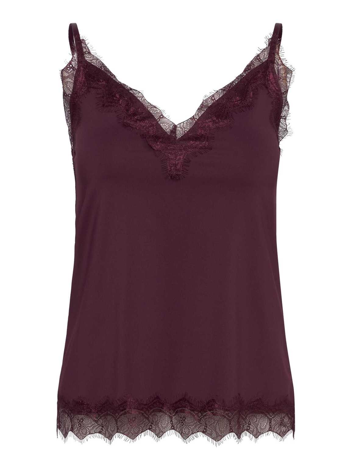 Bridget SL Lace Strap Top
