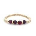 Lourdes burgundy gold
