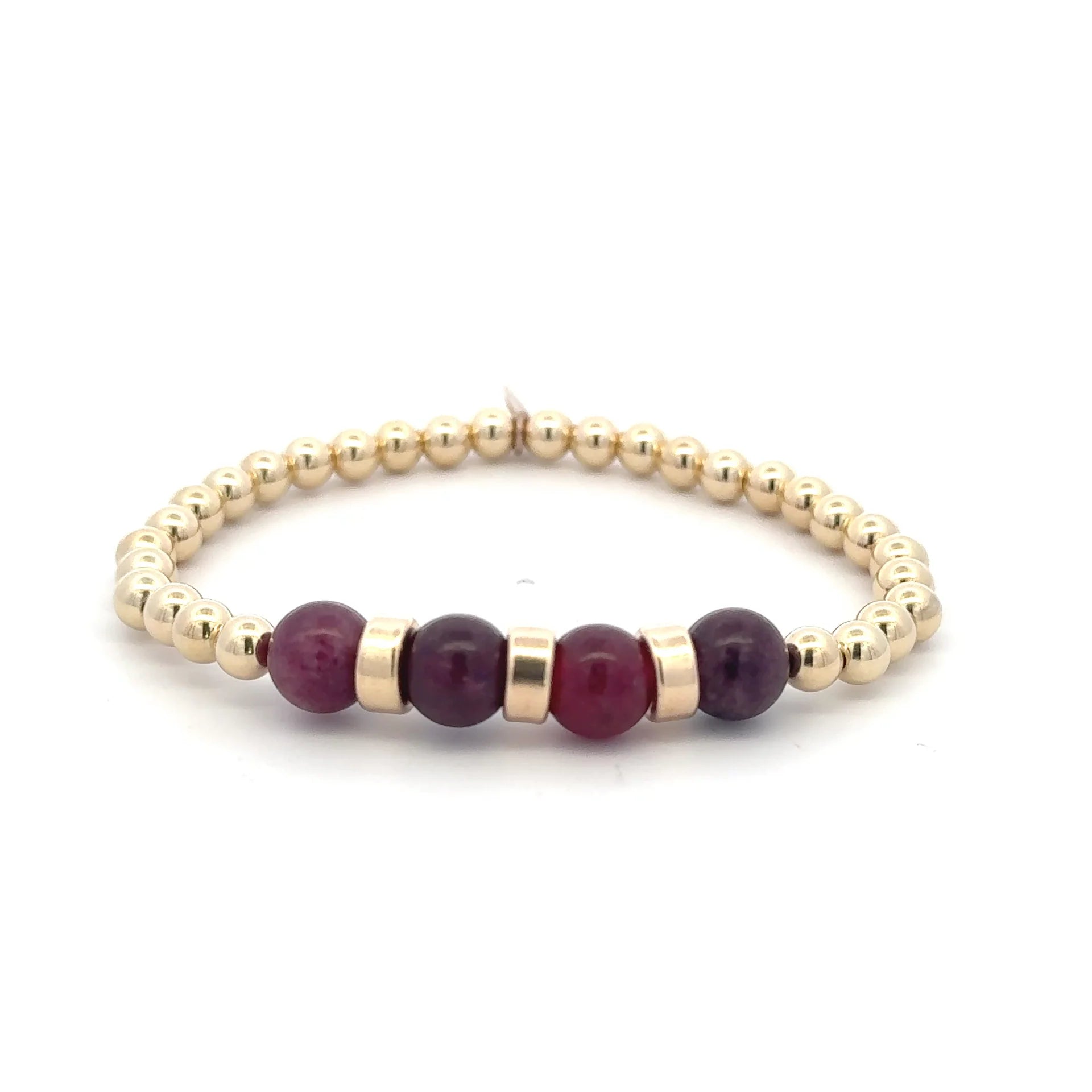 Lourdes burgundy gold