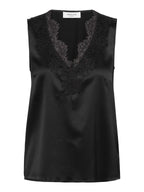 Jade Silk Lace Top