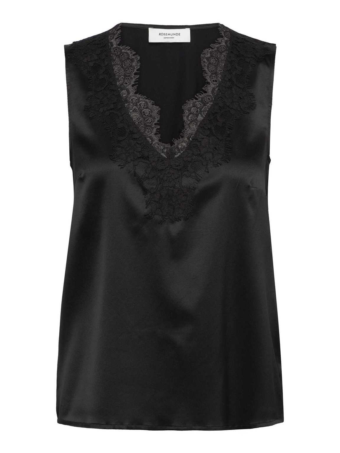 Jade Silk Lace Top