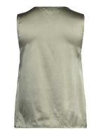 Jade Silk Lace Top