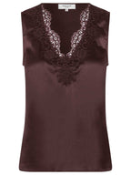 Jade Silk Lace Top