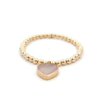 Macy heart 5mm pink light