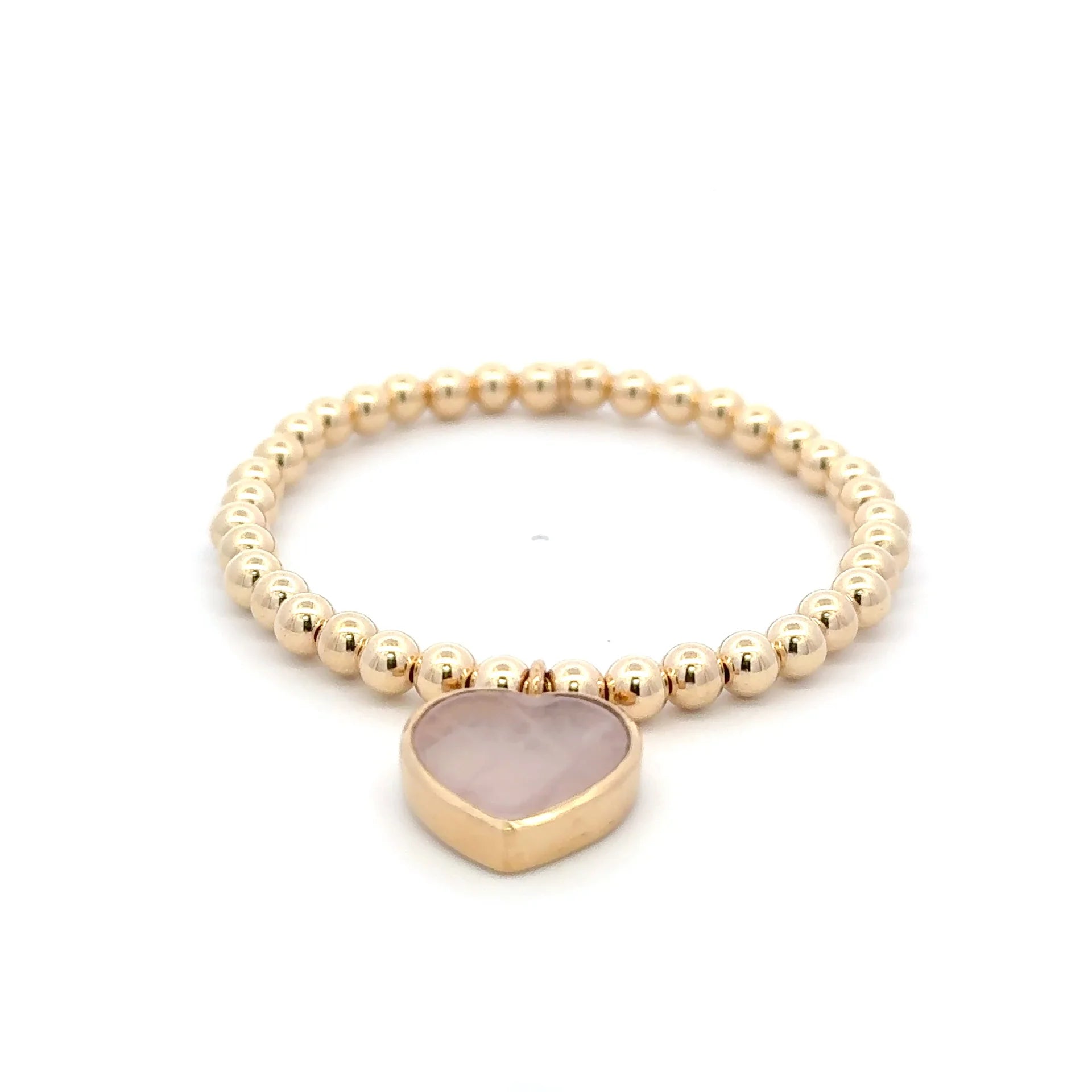 Macy heart 5mm pink light