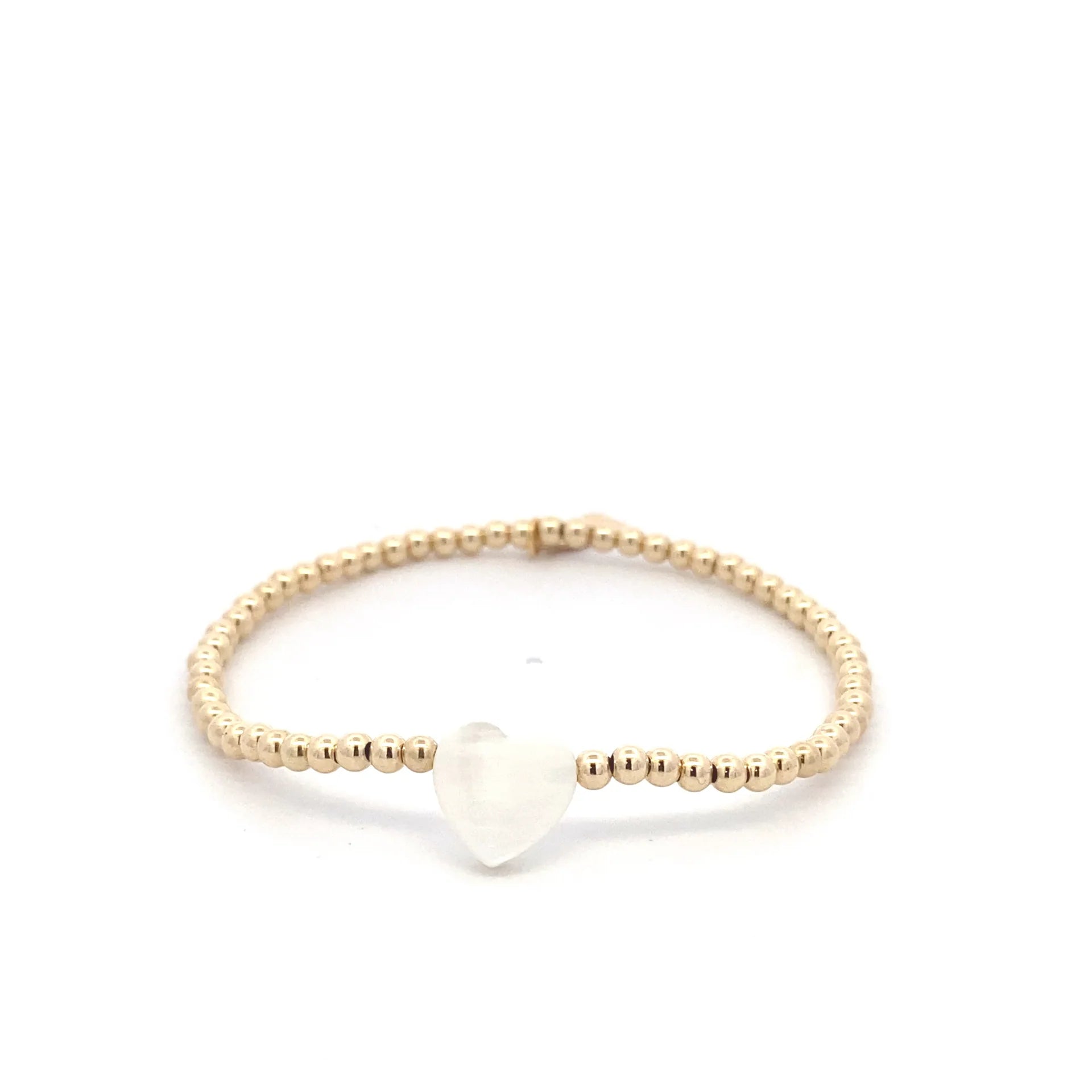 Heart pearl big gold