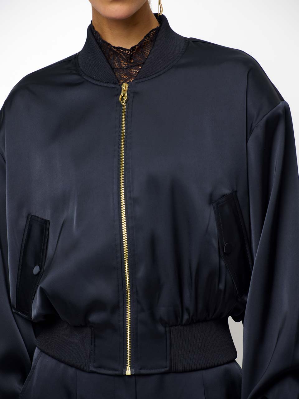 Xylah Satin Bomber