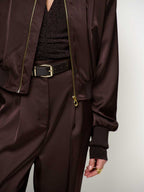 Xylah Satin Bomber
