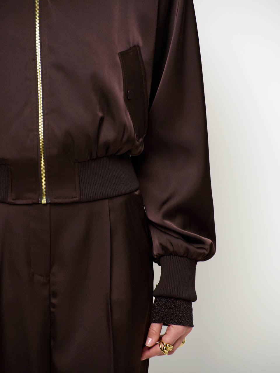 Xylah Satin Bomber