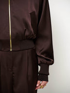 Xylah Satin Bomber