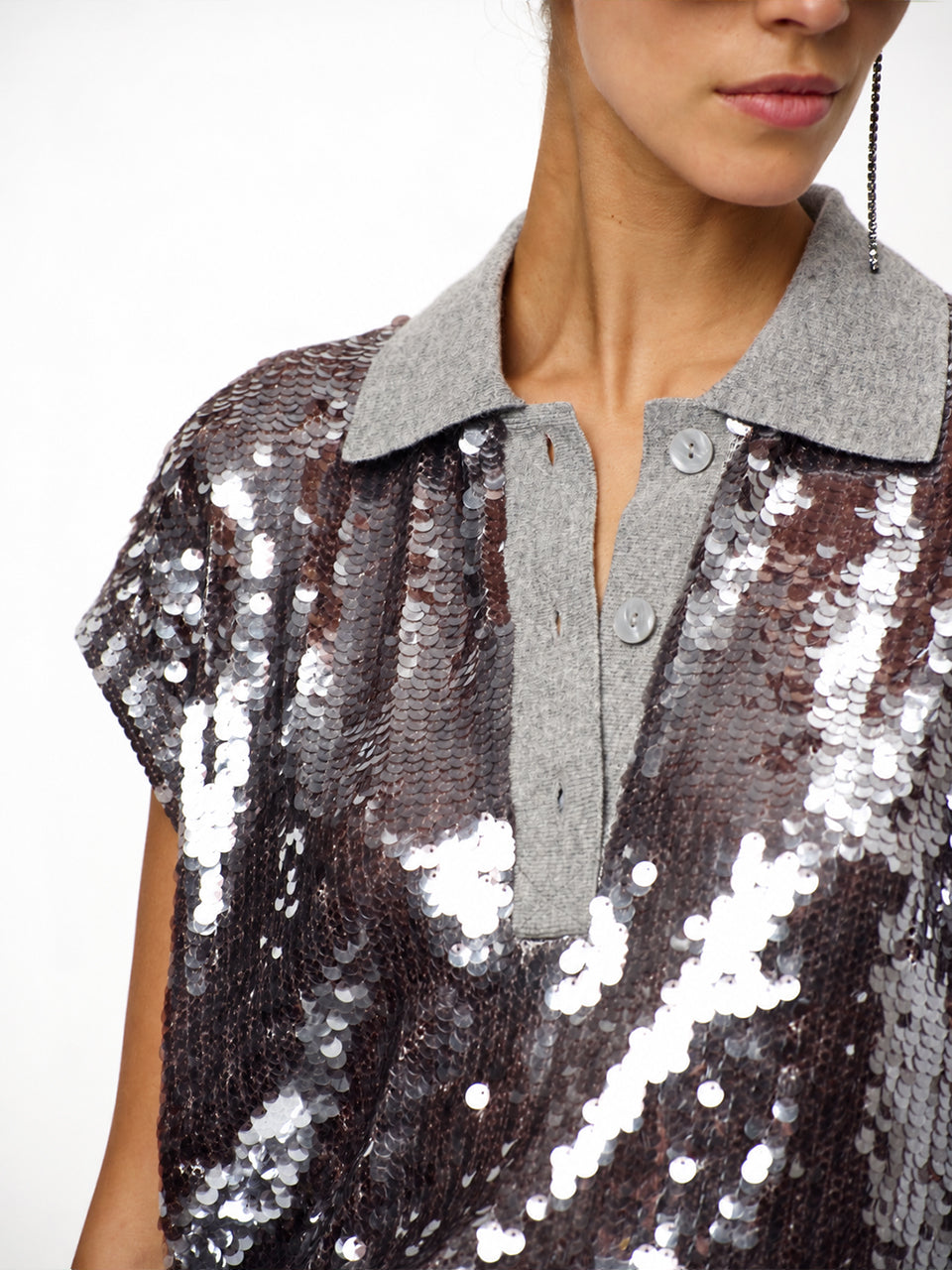 Zoan Sequin Polo