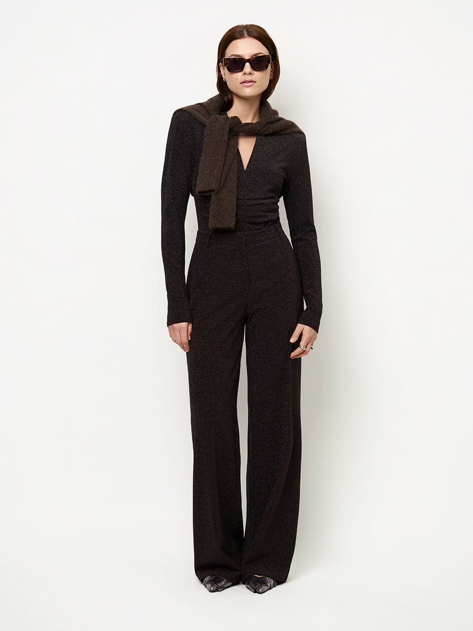 Noemia Lurex Wide Leg