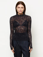 Nicyra Lace Turtleneck