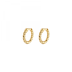 EMILIA BY BON DEP TWISTED HOOPS X-SMALL GOUD - 1