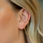 EMILIA BY BON DEP HOOPS X-SMALL GOUD - 2