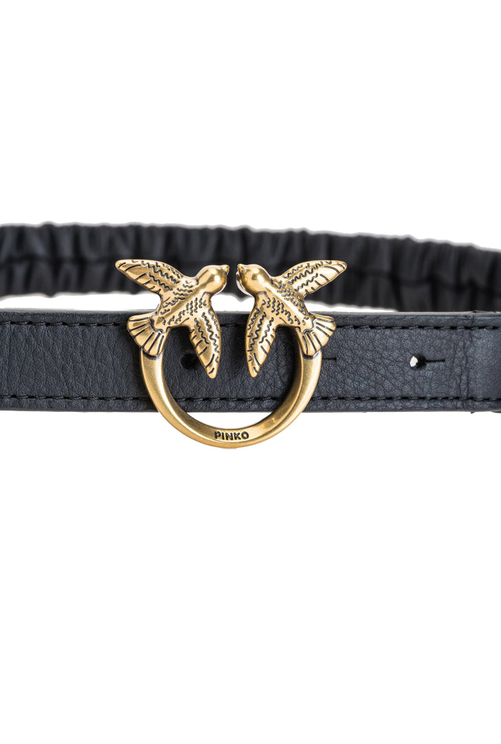 PINKO RIEM LOVE RUFFLE H2 ZWART - 2