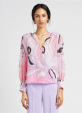 PINKO BLOUSE COSQUIN PRINT - 1