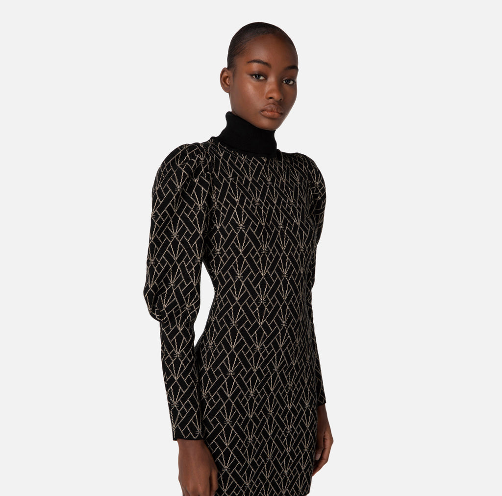 ELISABETTA FRANCHI JURK AM36M37 PRINT - 3