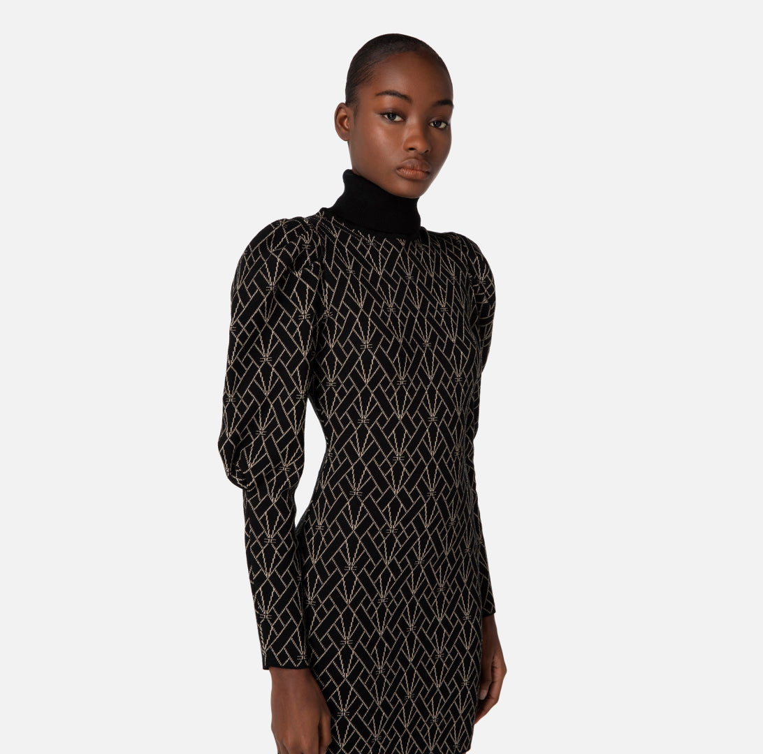 ELISABETTA FRANCHI JURK AM36M37 PRINT - 3