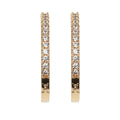 EMILIA BY BON DEP HOOPS LARGE WHITE GOUD - 1