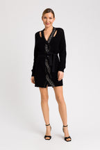 TWIN SET JURK 3392 ZWART - 1