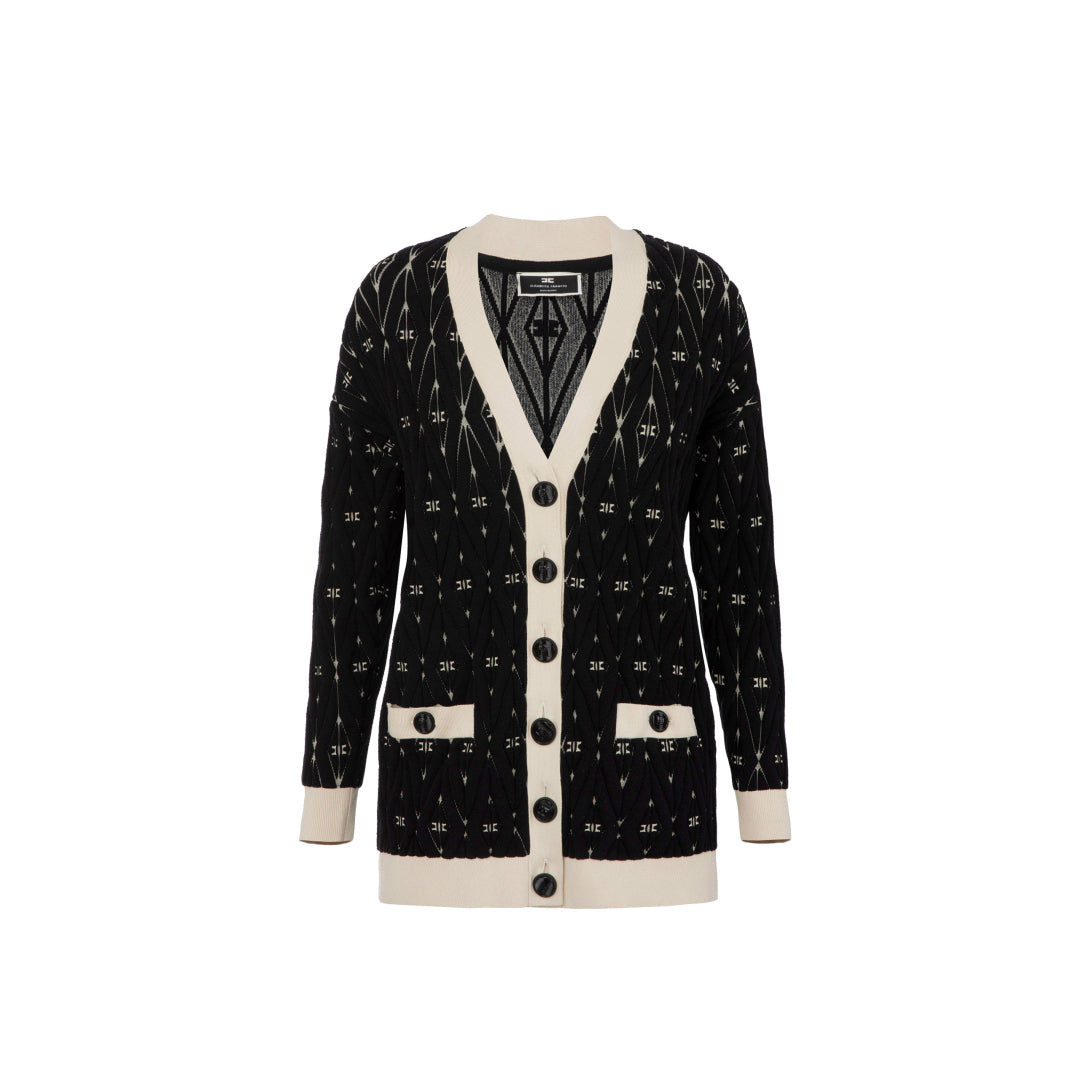 ELISABETTA FRANCHI VEST MK70S36E2 PRINT - 1