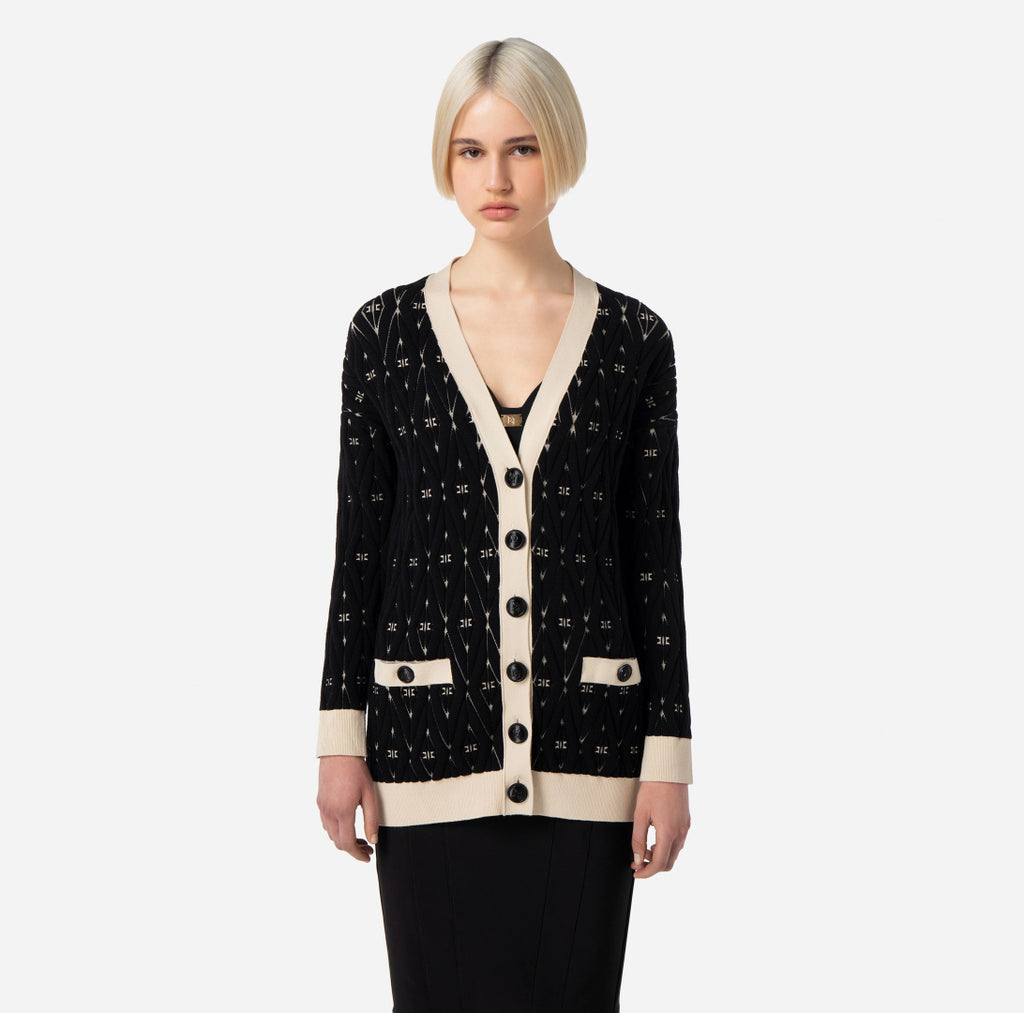 ELISABETTA FRANCHI VEST MK70S36E2 PRINT - 2