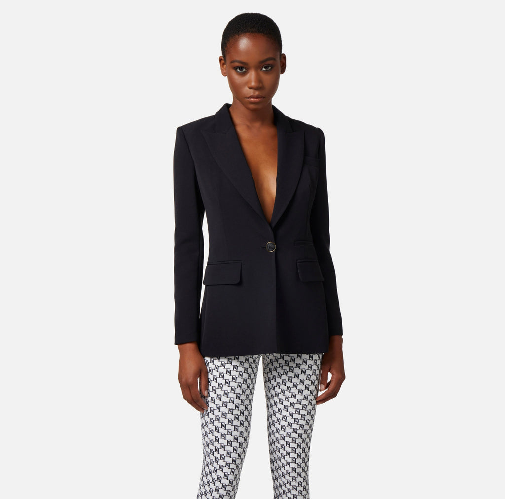 ELISABETTA FRANCHI BLAZER GI06941 ZWART - 2