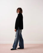ABSOLUT CASHMERE VEST CASSIDY NOIR ZWART - 4