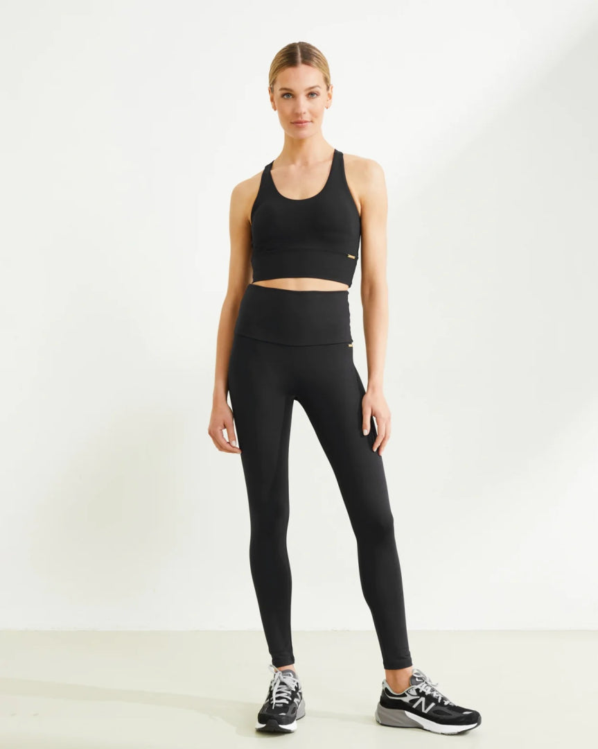 DEBLON LEGGING CLASSIC HIGH WAISTBAND ZWART - 2