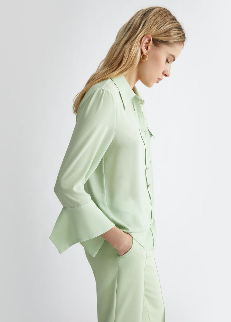 LIU JO JEANS BLOUSE CA4334 GROEN - 4