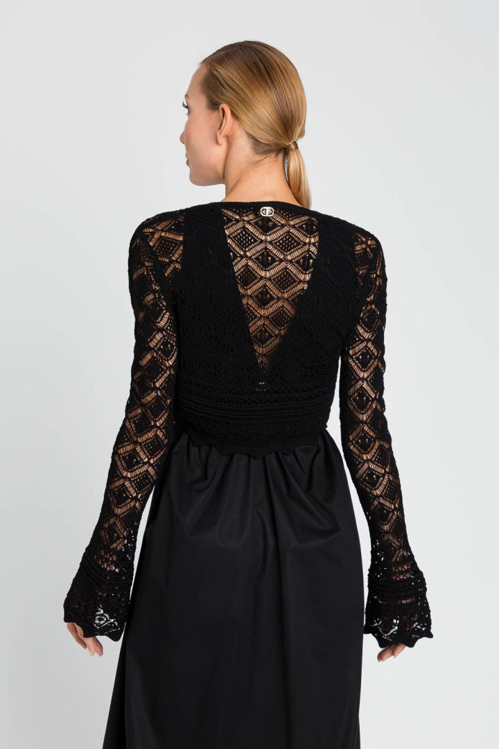 TWIN SET VEST 3116 ZWART - 2