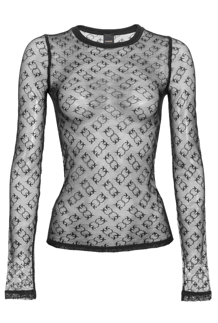 PINKO TOP BRUNEI ZWART - 1