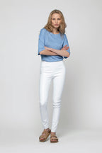 MAX ET MOI LEREN BROEK WIT - 1