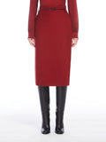 MAX MARA ROK GINSENG BORDEAUX - 1