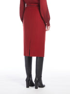 MAX MARA ROK GINSENG BORDEAUX - 2