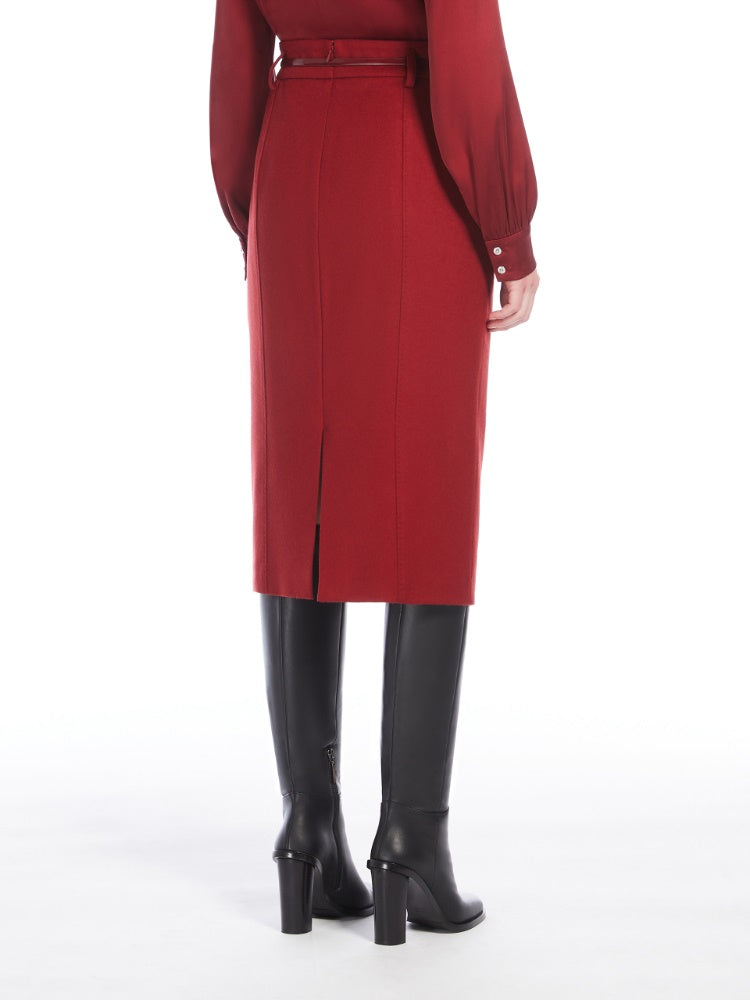 MAX MARA ROK GINSENG BORDEAUX - 2