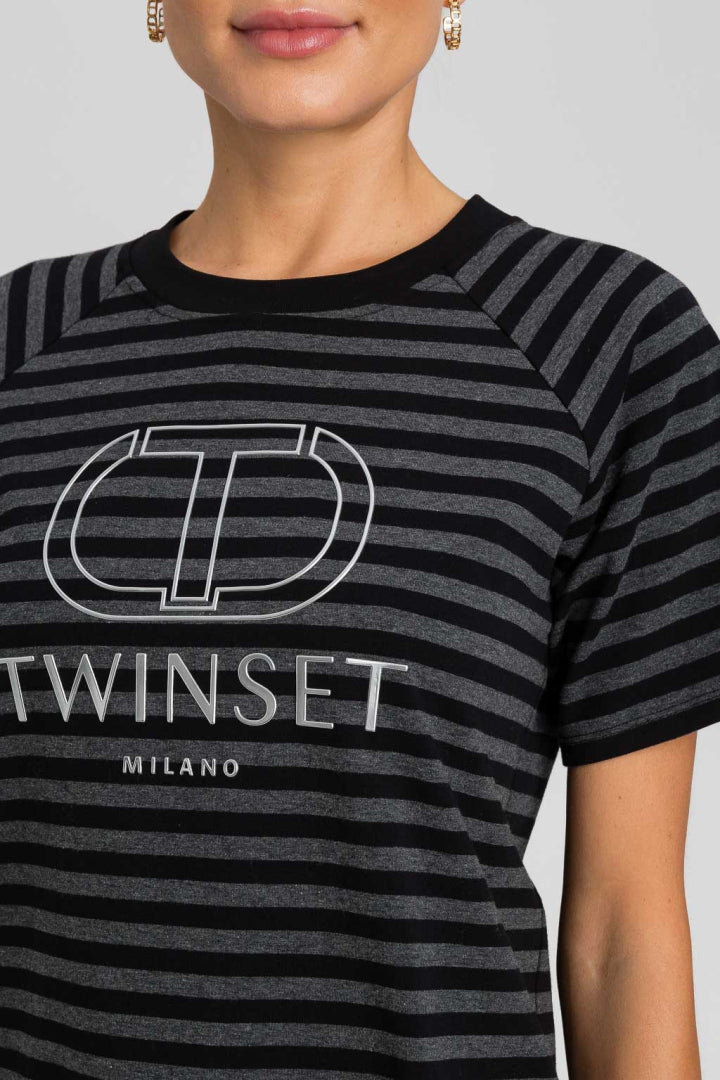 TWIN SET T-SHIRT 242TP2330 PRINT - 3