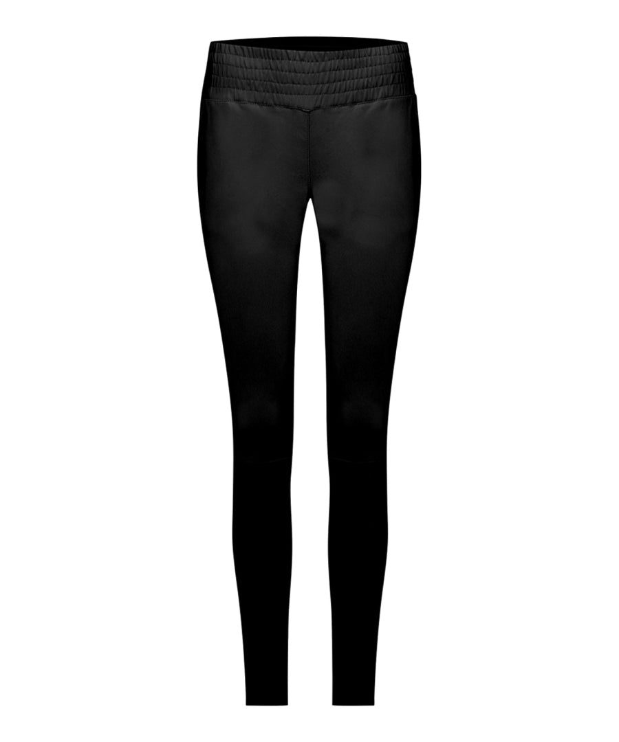 IBANA LEREN BROEK COLETTE ZWART - 1