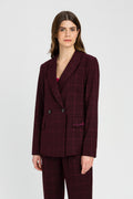 TWINSET ACTITUDE BLAZER 2161 BORDEAUX - 1