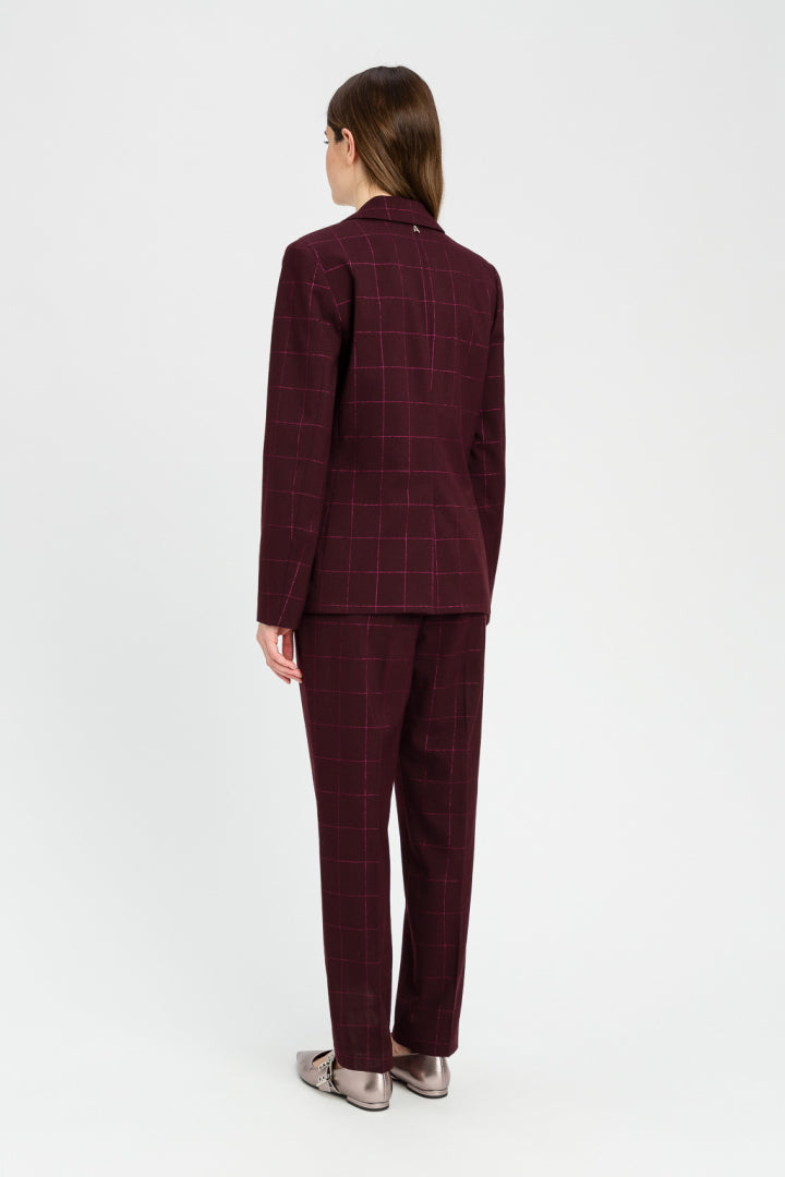 TWINSET ACTITUDE BLAZER 2161 BORDEAUX - 3