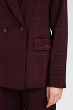 TWINSET ACTITUDE BLAZER 2161 BORDEAUX - 4