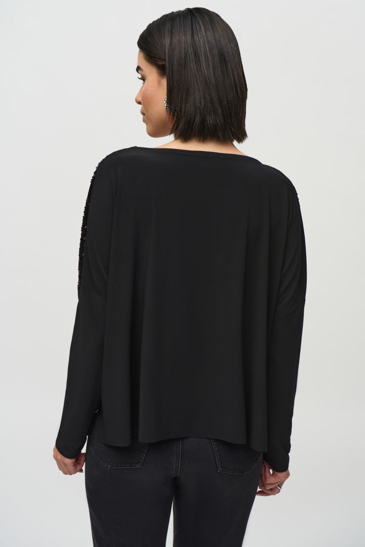JOSEPH RIBKOFF TOP 244005 ZWART - 2
