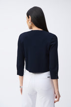 JOSEPH RIBKOFF VEST 251900 BLAUW - 3