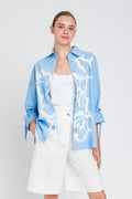 TWINSET ACTITUDE BLOUSE 2012 BLAUW - 1