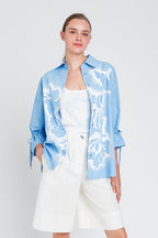 TWINSET ACTITUDE BLOUSE 2012 BLAUW - 1