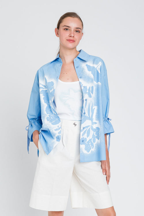 TWINSET ACTITUDE BLOUSE 2012 BLAUW - 1