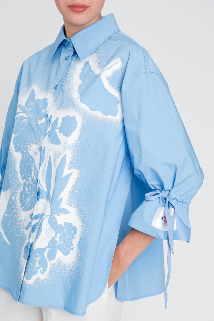 TWINSET ACTITUDE BLOUSE 2012 BLAUW - 4