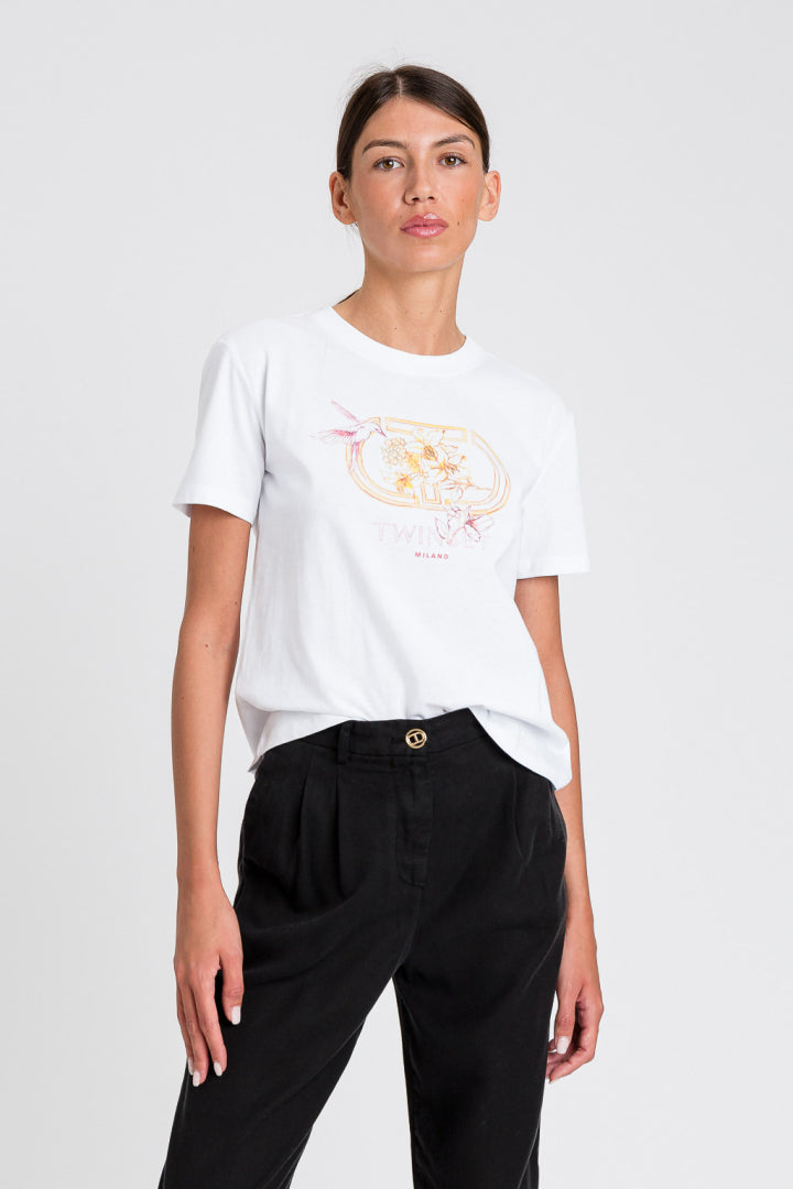 TWIN SET T-SHIRT 2075 WIT - 1
