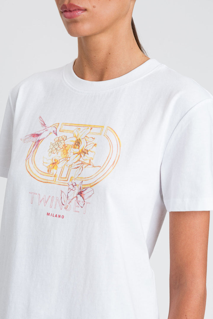 TWIN SET T-SHIRT 2075 WIT - 3
